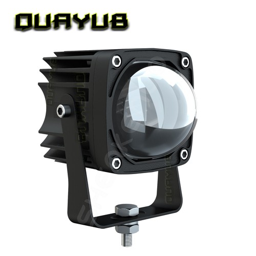 Luce da lavoro LED 2 pollici 8D cubo pod punto guida fendinebbia fuoristrada giallo bianco - Foto 2 di 15