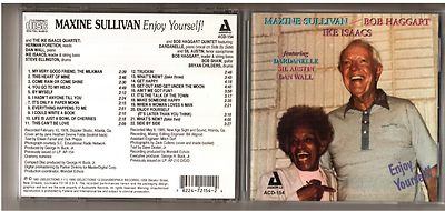 Rare Audophile Maxine Sullivan Bob Haggart Ike Isaacs ENJOY Yourself Orig CD