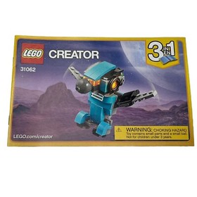 Lego Creator 31062 Robot Explorer Set of 3 Instruction Manual Booklets No Bricks