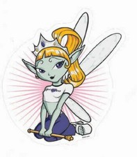 FAIRIES STICKER - RARE NEW PRINCESS FAIRY Decal