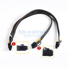 10Pin to Dual 8Pin GPU Power Cable for HP ML350 DL360 G8 GEN8 60CM