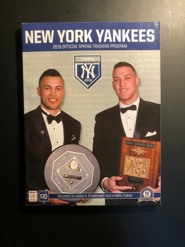 New York Yankees Official 2018 Tampa Spring Training Program Yankees Magazine