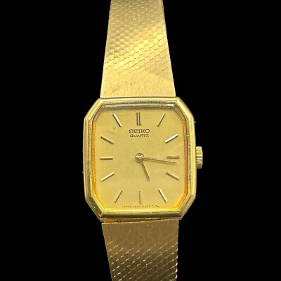 Vtg NIB NOS Seiko ladies watch 1400-8089 untested original case