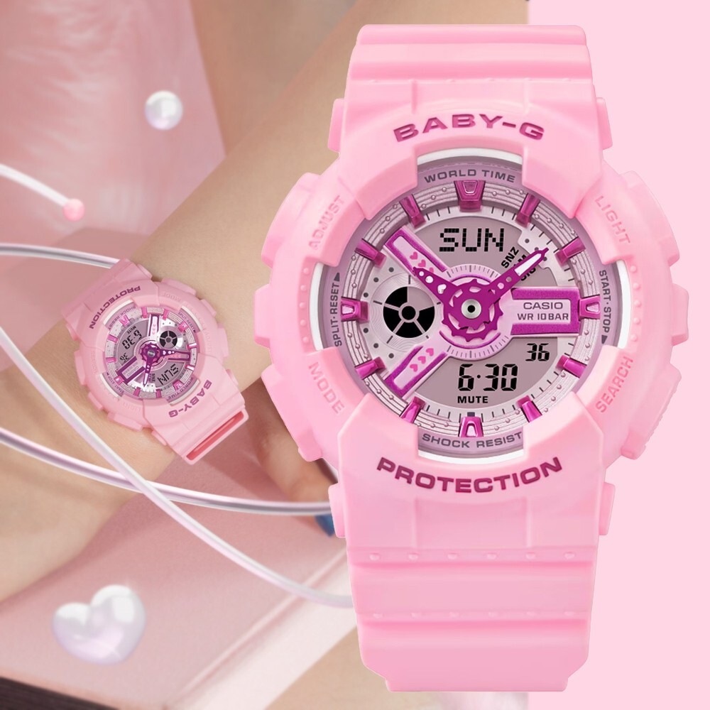 Casio Baby-G BA-110YK-4A Y2K Inspired Fashion Style Analog Digital Casio Baby-G BA-110YK-4A Y2K Inspired Fashion Style Analog Digital