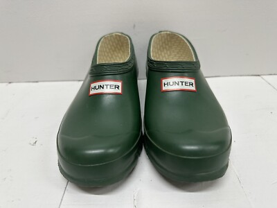 Hunter size US 3M/4F green low top rain shoes girls boys unisex shoes