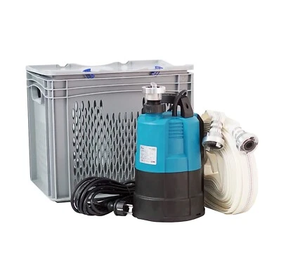 Flutbox Set IBO IPC550 Tauchpumpe 550W + 20m D-Schlauch | Flachsaugend