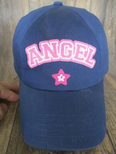 Girl's Hat Purple Adjustable 5 Panel Angle Embroidered One Size  12