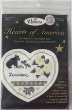 Hearts of America "Louisiana" HA#18 Half Scotch Stitch 2002