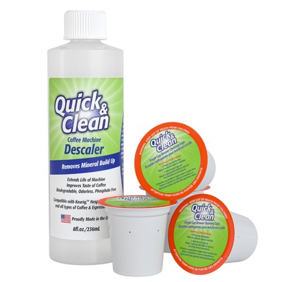 Quick & Clean Cleaning Cups w/ Descaler Bundle 2 Total Uses 2.0 Compatible
