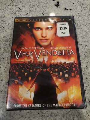 V for Vendetta (DVD, 2005) SEALED