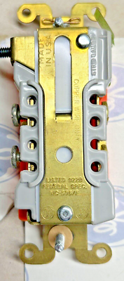 GE 5362-IG Orange Isolated Ground 20A 125V 2P Duplex Receptacle