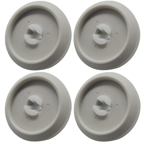 Miele Genuine Dishwasher Lower Basket Wheel & Axle (Pack of 4) p/n