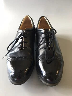 Walter Genuin Damen-Golfschuhe US 7 schwarz Leder Italien - Bild 1 von 4