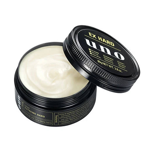 [SHISEIDO UNO] Ex Hard Extra Strong Hold Hair Styling Wax 80g NEW - Image 3 of 3