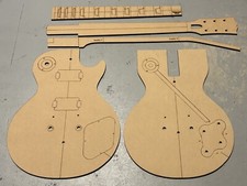 Plantillas de construcción de guitarra 58-59 Les Paul Standard Guitar Luthier Template 24.625