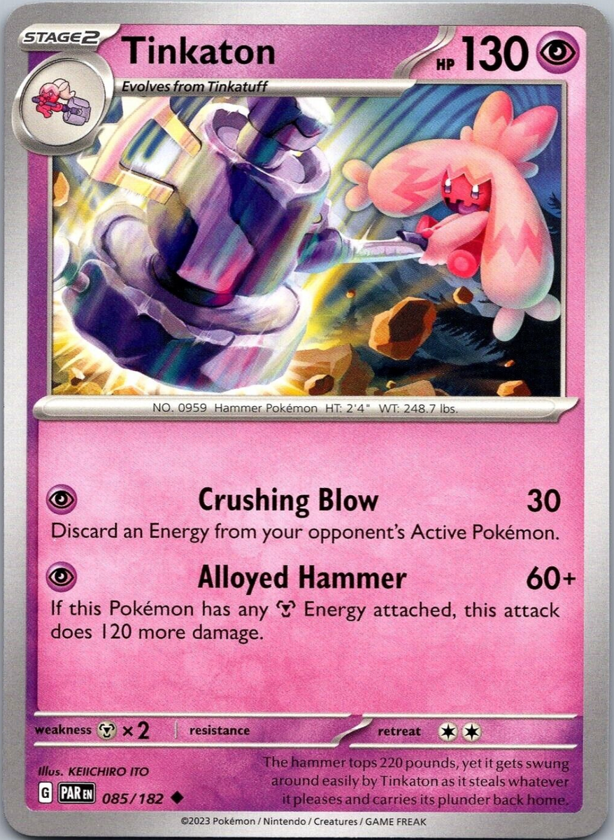 tinkaton pokemon card value Pokemon - Scarlet & Violet - Paldea Evolved - Tinkaton ex