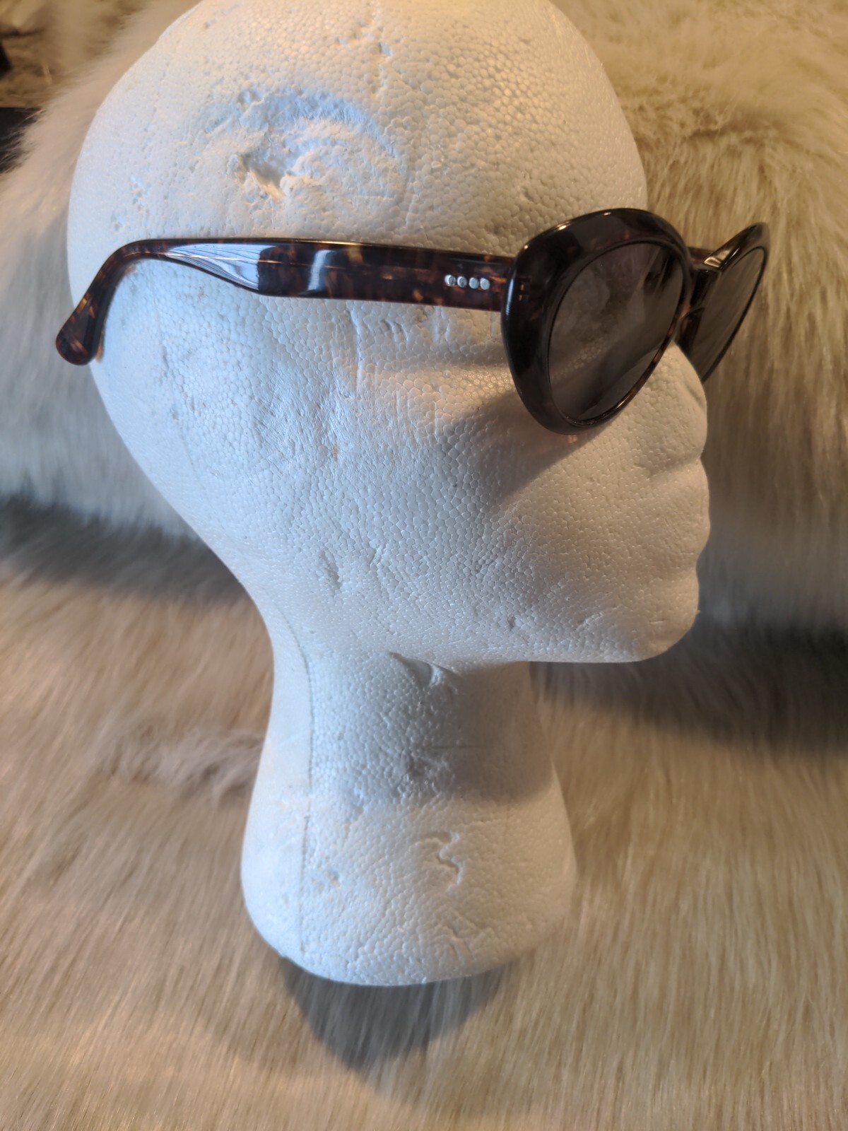 DKNY Sunglass Frames Brown Tortoise Cat EyeSevent… - image 3