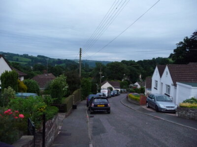 Photo 6x4 Tiverton : Broomhill Road Tiverton/SS9512 Bungalows along Broo c2008
