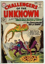 CHALLENGERS OF THE UNKNOWN #24 5.5 // DC COMICS 1962