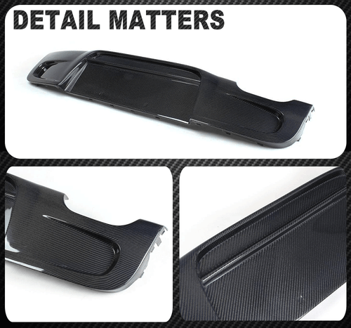 Carbon Diffusor Hinten Stoßstange Heckspoiler für BMW 1ER E87 M Paket 2007-2010 - Bild 11 von 11