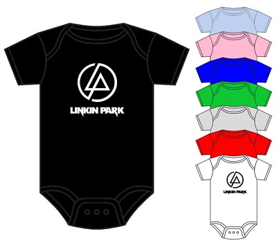 LINKIN PARK BABY GROW HYBRID THEORY ROCK MUSIC BAND ASST COLOURS