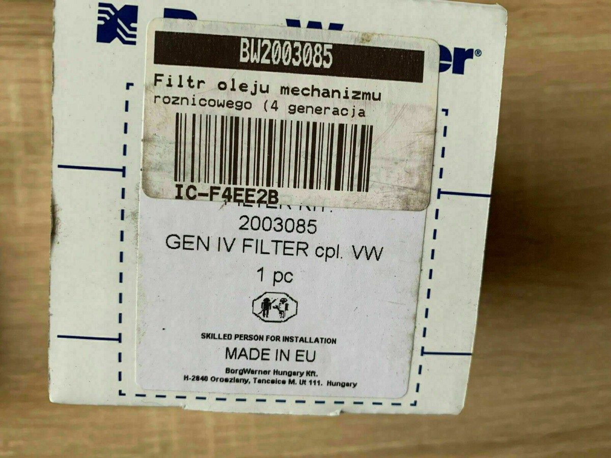 Haldex 4 Gen Differential Oil Filter Set for Audi Volkswagen