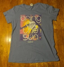 Carnival Cruise Line Bring On The Sun Ladies Lavender T-Shirt Medium 