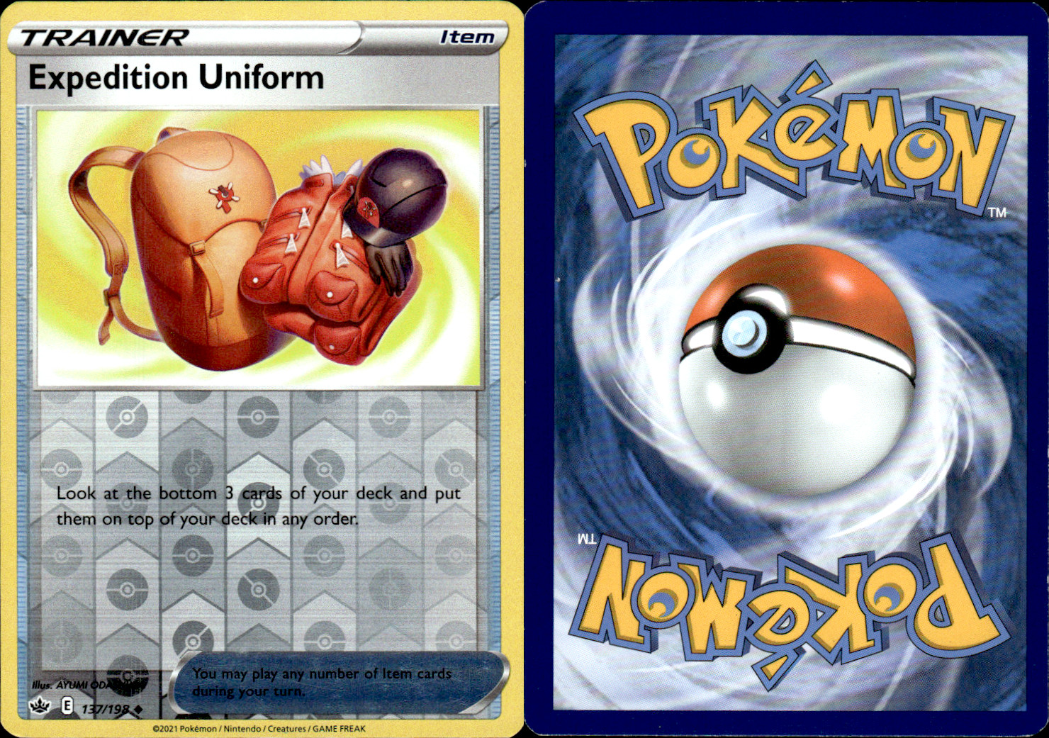 Pokemon TCG Expedition Uniform 137/198 Reverse Holo Pokemon