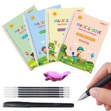 Handwriting Practice Book 4PCS Practice Copyb...