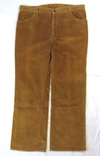 Lee Corduroy Vintage Pants 1970's Thunderbird Western Talon Hippy Boot Bell