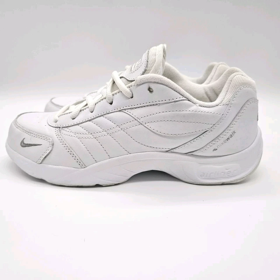 De colección Y2K Blanco Antártida-Chambray Nike Walker Airliner Tenis Para Mujer Talla 8.5 Foto 4 de 4