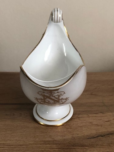 Sevres Porcelain Napoleon III Sauce Boat 1860 #2 - Picture 7 of 11