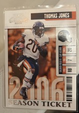 2006 Playoff Contenders #17 Thomas Jones (Chicago Bears)