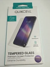 Quickcell Premium Tempered Glass Screen Protector For Cricket Vision Plus