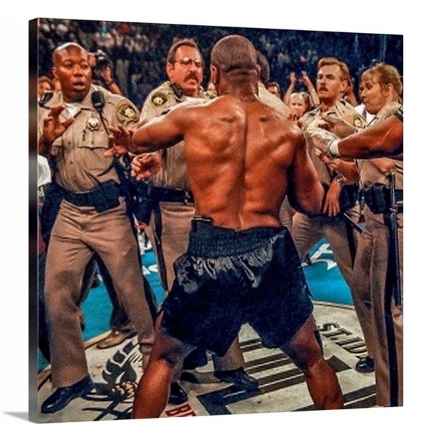 Mike Tyson Canvas 20x20 Print Picture Wall Fine Art Police Boxing Gym