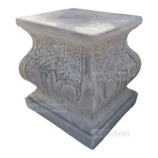 Base Capitello Colonna alzata piedistallo in cemento no pietra marmo H Cm 45