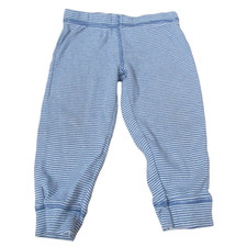 Carters Pull On Sweatpants Toddler Girls Size 12M Blue Striped Elastic Joggers