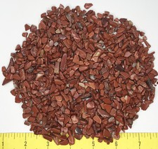 Jasper Red polished Mini  size 3/16" to 1/4" or 5-7mm  1/2 lb