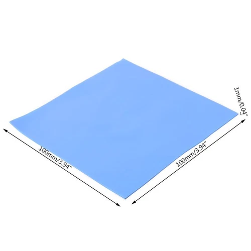 100x100x1mm Soft Silicone Thermal Conductive Pads Heatsink for SSD/CPU/GPU/LED