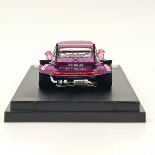 SW 1:64 Dragon Ball RWB 993 911 Racing Sport Modell Diecast Metall Auto pink - Bild 4 von 7