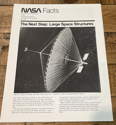 NASA Fact Sheet The Next Step: Large Space Structures NF-129