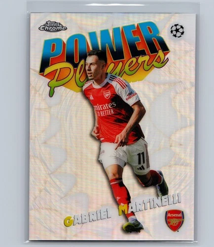 2025-26 Topps Chrome UEFA Club Comp #PP-3 Gabriel Martinelli Power Players