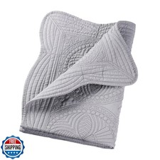 PEACELOVER Embossed Neutral Baby Quilt Durable, Lightweight Baby Blankets Fou