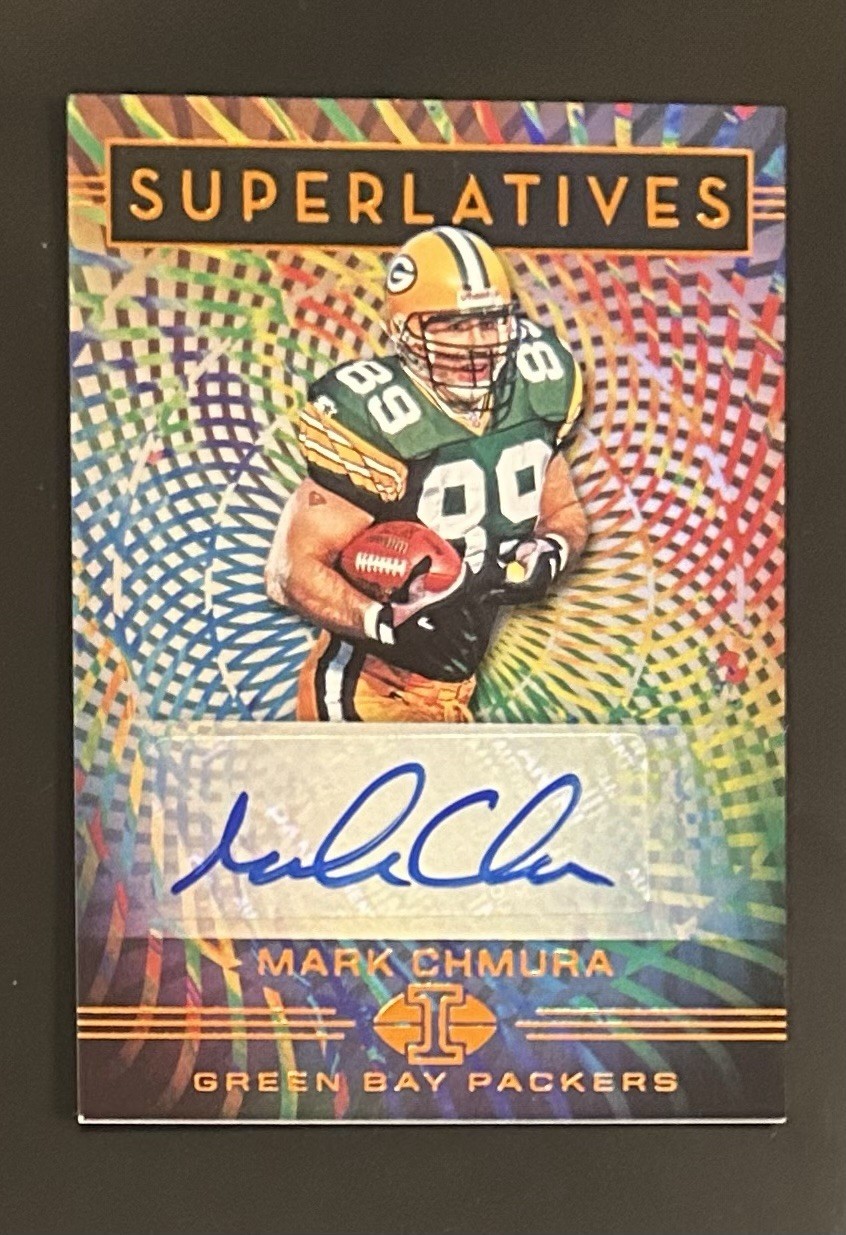 2020 Panini Illusions Superlatives Auto Mark Chmura #SU22 Green Bay Packers