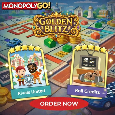 #ad #ad 🍀Golden Blitz🍀 Monopoly Go Sticker CHEAPEST🔥SUPER FAST⚡24 7💬 $5.99