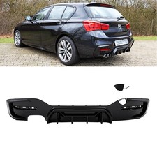 Sport Diffusor hochglanz Competition passt f�r BMW F20 F21 2-Rohr M-Paket LCI