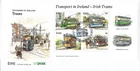 1987 Ireland Irish Trams Miniature Sheet First Day Cover