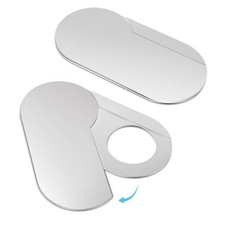Ultra-Thin Metal Webcam Cover for MacBook Pro/iPad/Laptop - 0.015" Silver