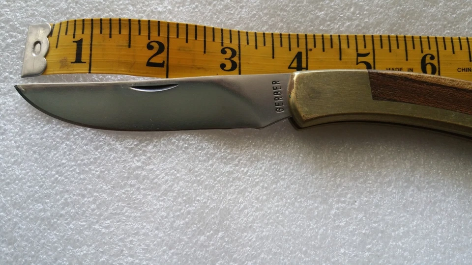 Gerber Sportsman 2 II 口袋刀折叠锁扣猎人复古 +鞘 80 年代 — 第 3/4 张图片