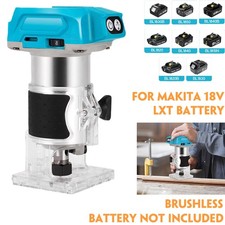 30000Rpm Cordless Palm Router w/Trimmer Base&5 Speeds For Makita 18V/21V Battery